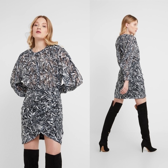 IRO Fenian Print Dress FR34 - Picture 3 of 16